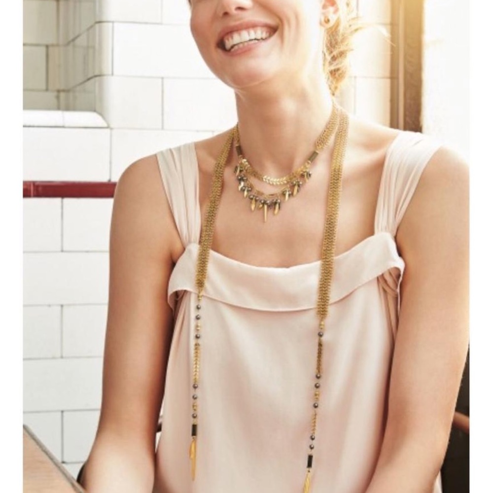 Stella & Dot Laurel Lariat Necklace 2-in-1
